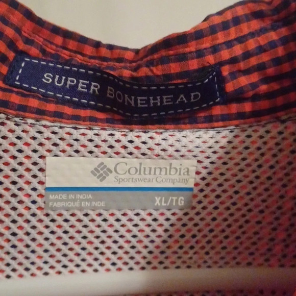 Columbia PFG Super Bonehead Auburn Tigers Vented Fishing Shirt Mens Size XL - Picture 5 of 7